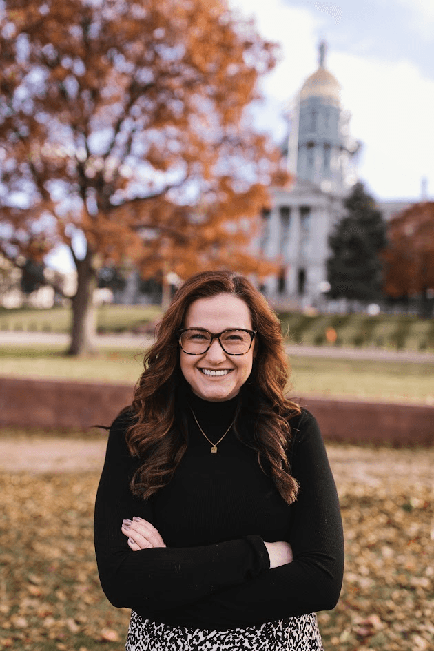 Parker standing in Denver